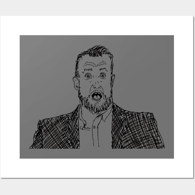 alex horne - shocker Wall Art by underscoree